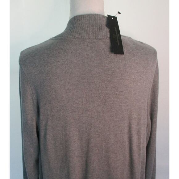 Worthington Women's Plus Long Sleeve Gray Open Front Cardigan Sweater NWT 1X - Picture 6 of 10
